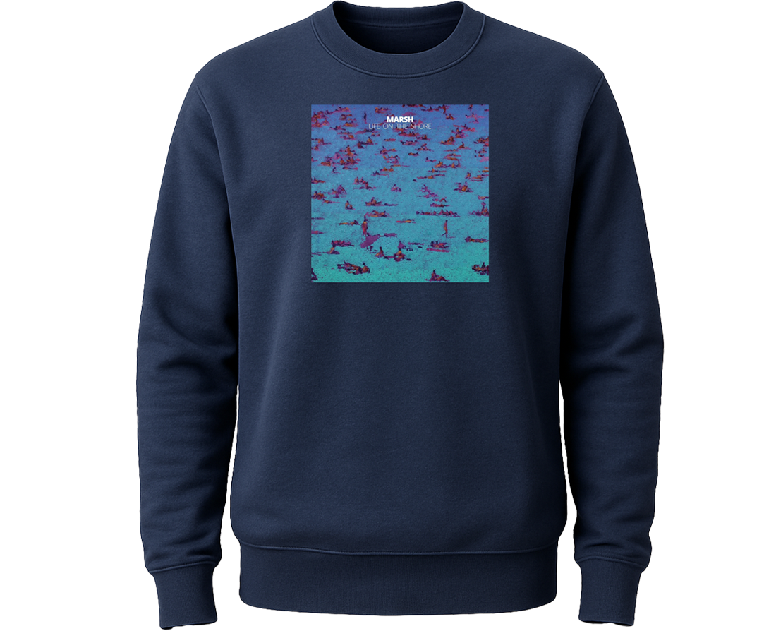 DTF printed sweatshirt for Life on the Shore album